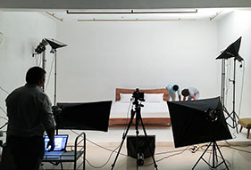 Large Product (Furniture) being photographed in Studio 1, Pallikaranai, Chennai.